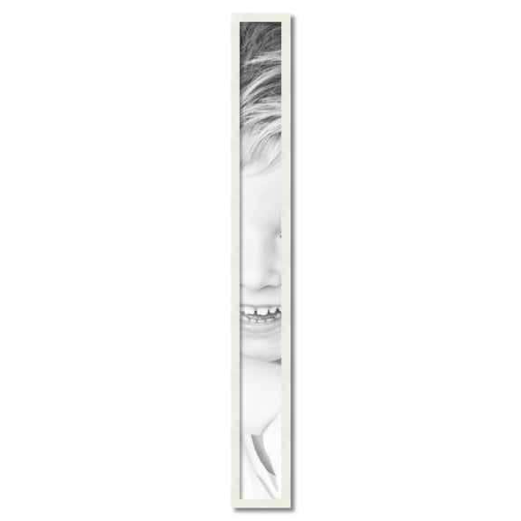 ArtToFrames 5x52 inch White Picture Frame, White 5" x 52" Wood Poster Frame (WOM-5140) 1234
