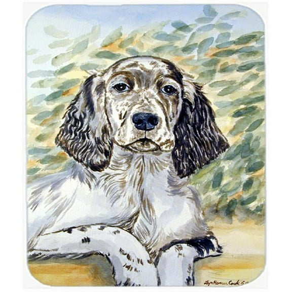 Carolines Treasures  English Setter Mouse Pad- Hot Pad or Trivet