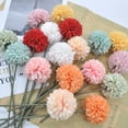 thumbnail image 7 of MINKUROW Artificial Flowers Chrysanthemum Ball Flowers 10pcs Bouquet Present for Important People Glorious Moral for Home Office Coffee House Deco Parties and Wedding(Orange), 7 of 7