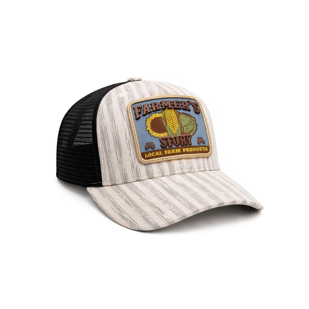 KNITE Gorra Farmer Corn Blue Trucker Hombre Ajustable Cosecha Estilo Rancher