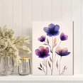 thumbnail image 2 of Qisvanset Framed Canvas Wall Art, 12x16 Inch Moody Flower Botanical Modern Farmhouse Decor, 2 of 5
