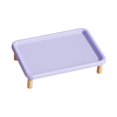 thumbnail image 1 of hengtong Cat Dispenser Raised Stand Cat Water Bowl Dispenser Stand Cat Dispenser Rack Violet, 1 of 9
