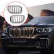 thumbnail image 4 of Racing Grills Wdftyju rejillas superiores delanteras ABS antiarañazos parrilla delantera Plata 51137113733 51137113734 Apto para X5 E53 04-06, 4 of 9