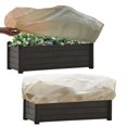 thumbnail image 3 of Protector rectangular para jardineras que protege las plantas en balcones, alféizares y patios contra las heladas y el viento, 2 piezas, 3 of 5