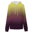 thumbnail image 3 of Felirenzacia Oversized Sweatshirt for Women Gradient Loose Fit Casual Long Sleeve Hooded Sweatshirts Hoodies with Pocket, 3 of 4