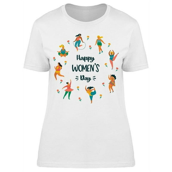 Let's Celebrate Women Day T-Shirt Women -Image by Shutterstock, Female Large