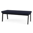 thumbnail image 2 of Newport Reception Waiting 18.5" 2-Seat Bench / Black Steel / Navy Blue, 2 of 5
