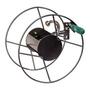 Yard Butler Swivel Hose Reel garden hose holder wall mount heavy duty with 90 degree pivot - ISRM-90