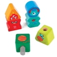 thumbnail image 4 of Hape: Building Block Monster Buddies - 3 Colorful Wooden Block Monster Characters, Match Head & Body Pieces, Twist-On Pieces, Toddlers & Kids Ages 2+, 4 of 7