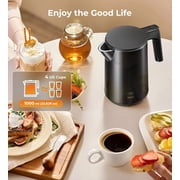 Electric Kettle 1.0L | 7 Temp Control, Cool Touch, Keep Warm, Auto Shut-Off