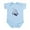 Sky Blue, variant on CafePress - Wolf Body Suit - Baby Light Bodysuit, Size Newborn - 24 Months
