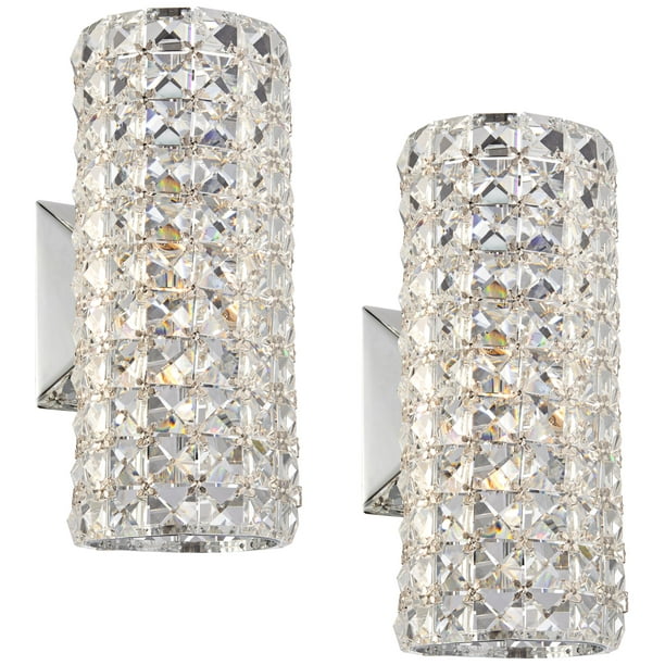 Fascinating bling wall sconce Vienna Full Spectrum Modern Wall Light Sconces Set Of 2 Chrome Hardwired 10 1 4 High Fixture Wrapped Crystal For Bedroom Bathroom Walmart Com Fascinating bling wall sconce Vienna Full Spectrum Modern Wall Light Sconces Set Of 2 Chrome Hardwired 10 1 4 High Fixture Wrapped Crystal For Bedroom Bathroom Walmart Com