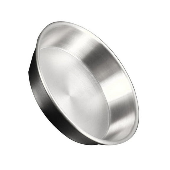 FOMIYES 1Pack Stainless Steel Dish Silver 18x7.1x1.2in Round For Gatherings