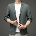 thumbnail image 5 of Suit Jacket Men Stylish Casual for Holidays Festivals Travel Gray Green Color L, 5 of 9