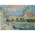 thumbnail image 3 of Johann Laurer 14x11 Black Modern Framed Museum Art Print Titled - Study by Belvedere (Before 1949), 3 of 5