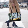 thumbnail image 4 of FORMRS Laptop Tote Bag for Women with 15.6" Computer Compartments Handbag, Colorful Leaves, 4 of 7