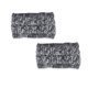 thumbnail image 5 of Jumpingount Calentadores de oreja de punto con diadema de invierno para mujer Simple para mujer gris + blanco Type2 NO2, 5 of 6