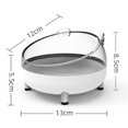 thumbnail image 4 of Slanted Bowl for Small Dogs and Cats Tilted Stainless Steel Feeding Bowl with Plastics Stand Detachable Pet Feeder, 4 of 10