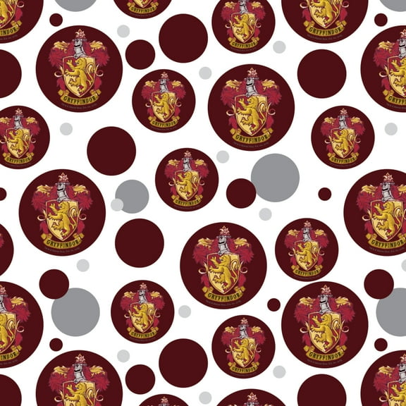 Harry Potter Gryffindor Painted Crest Premium Gift Wrap Wrapping Paper Roll