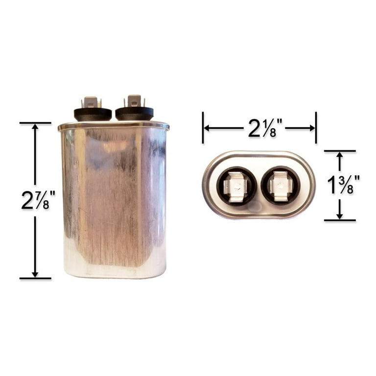 Genteq Capacitor 10 UF MFD 370V 97F9002 97F9002s (Replaces Genteq Capacitor 10 UF MFD 370V 97F9002 97F9002s (Replaces