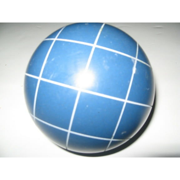 EPCO Replacement Bocce Ball with Criss Crossed Stripes - Single Blue 110mm
