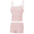 thumbnail image 5 of MAIHAN Women's 2 Piece Knitted Lounge Set Summer Outfits Cute Clothes Sleeveless V Neck Tank Top Loose Ribbed Casual Shorts Set Summer Travel Outfits for Women Casual Outfits for Women, 5 of 5