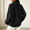 thumbnail image 7 of IUYRTFE Women Double Sided Fleece Full Zip Jacket for Winter Casual Daily Wear, 7 of 7