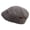 Charcoal, variant on Drink Embroidered Big Size Men's Linen Ivy Cap - Khaki 2XL-3XL