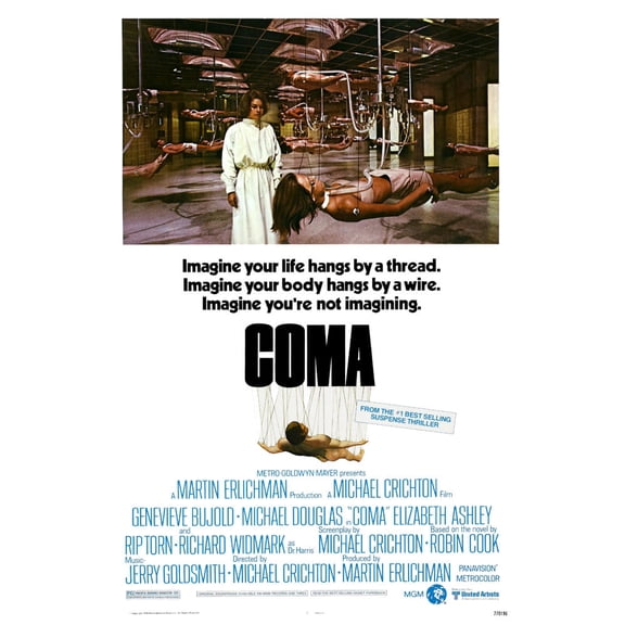 Coma Movie Poster Giclee Print Reprint 27inx40in for any room 27x40 Square Adults Z Posters