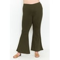 thumbnail image 2 of Women's Plus Size High Waist Solid Work Out Summer Beach Wear Vacation Casual Trousers Leggings, 2 of 5