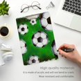 thumbnail image 5 of FMSHPON Soccer Ball Clipboard Hardboard Wood Nursing Clip Board and Pull for Standard A4 Letter 13x9 inches, 5 of 7