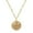 Gold, variant on Bilqis Deals Fashion Exquisite Relief Flowers Necklace Jewelry From January To December