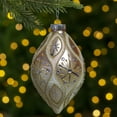 thumbnail image 2 of Northlight 4" Retro Ombre Glass Finial Christmas Ornament - Rose Gold, 2 of 4