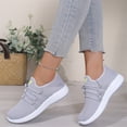 thumbnail image 5 of HTHLVMD Lightweight Mesh Sneakers, Comfortable Walking Shoes, Comfortable Tennis Running Shoes for Women Lightweight and Slip On Sneakers Casual Women's Walking Shoes, Gray 8.5, 5 of 5