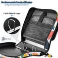 thumbnail image 4 of FORMRS Zipper Binder with Shoulder Strap 2-inch Ring 500 Sheet Capacity File Bag, Red Triangles, 4 of 5