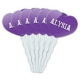 thumbnail image 1 of Alysia Heart Love Cupcake Picks Toppers - Set of 6, 1 of 1
