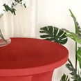 thumbnail image 5 of Efavormart Red Round Spandex Cocktail Table Cover With Natural Wavy Drapes - Perfect for Wedding, Party, Indoor & Outdoor Events, Holiday Parties, Showers, Corporate Affairs, Banquet, 5 of 10