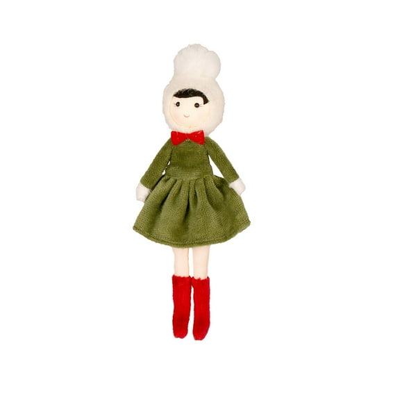 Cheapark Christmas Little Girl Doll Pendants - Decorative Ornaments for Tree, Festive Gift for Xmas Holiday & Home