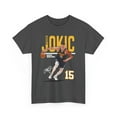 thumbnail image 2 of Denver Nikola Jokic #15 Cartoon Basketball Unisex Cotton Tee, 2 of 5