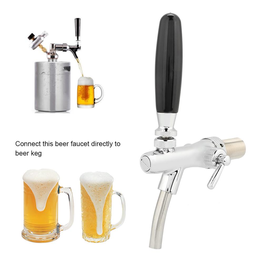 LYUMO Beer Faucet Dispenser Tap with Dust Cover Brush Accessory for