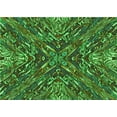 thumbnail image 1 of Ahgly Company Machine Washable Indoor Rectangle Transitional Dark Forest Green Area Rugs, 5' x 7', 1 of 7