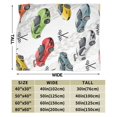 thumbnail image 3 of Racing Car Blanket Soft Fleece Blanket Cozy Throw Blankets For Couch Bed Living Room Decoration 80"X60", 3 of 8