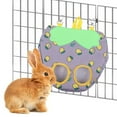 thumbnail image 3 of Hearth & Gear Rabbit Feeder Hay Bag Carrot Shape Bunny Pig Hay Feeder Bag Hanging Hay Dispenser Manger For Small Animals Feeder Dog Walk Accessories Dog Accessories Bag Parts for Accessory Dog Leash, 3 of 4