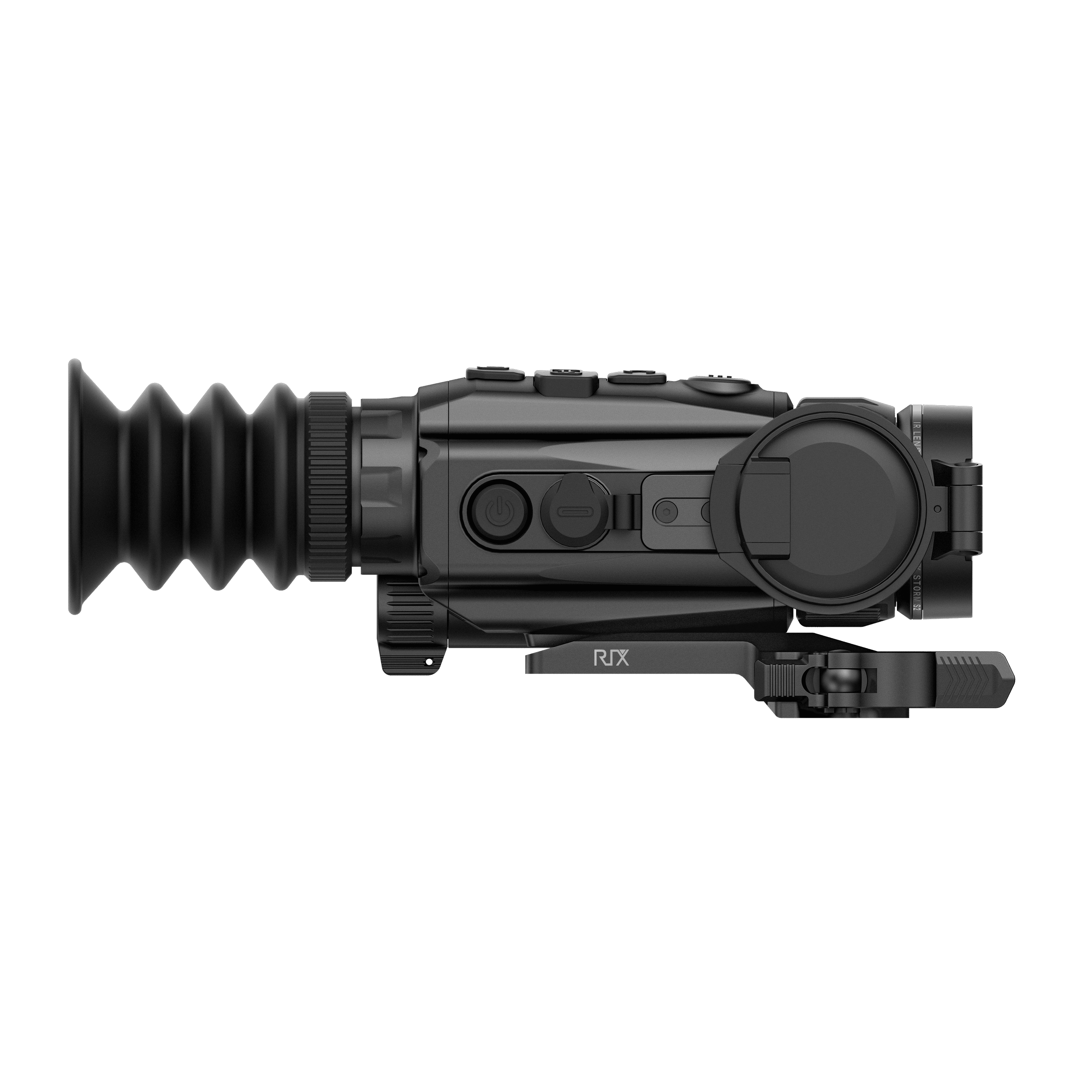 RIX Storm-S2 12um 256 Thermal Scope 25mm Thermal Imaging RifleScope, 50Hz Refresh Rate, Thermal Scope with 1422 Yards Detection Range and 3.5X Base Magnification, 0.9lb