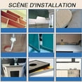 thumbnail image 3 of Bewildely Cinta para bordes de muebles en forma de U de TPE, fácil instalación, amplia aplicación hecha con TPE autoadhesivo Muebles de oficina en casa negro, 3 of 6