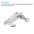 thumbnail image 4 of Uxcell Violin Fine Tuner Fiddle String Adjuster Fine Tuner Silver for 4/4, 3/4 Violin, 4 of 6