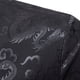 thumbnail image 5 of Camiseta de manga larga con botones chinos para hombre, informal, sólida, a la moda, con cuello levantado, dragón oscuro Pompotops  oipoqjl50439, 5 of 9