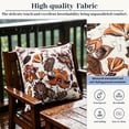 thumbnail image 2 of YLLN 18x18 in Outdoor Throw Pillows Set of 2, Waterproof & Fade-Resistant, Decorative Cushion With hidden zipper, for Patio Furniture (Red Flower), 2 of 7