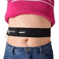 thumbnail image 2 of Cinturón de soporte abdominal transpirable y ajustable para diálisis peritoneal, color negro, 2 of 4