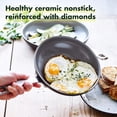 thumbnail image 3 of GreenPan Chatham Healthy Ceramic Nonstick, Frying Pan, 11", Gray, 3 of 5